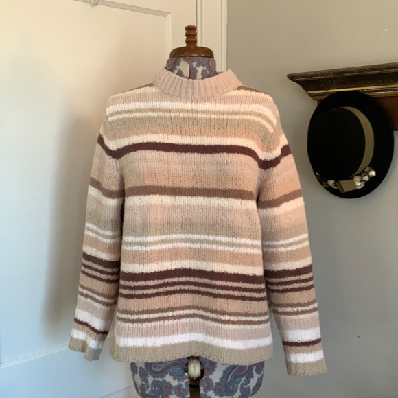 Studio Works Sweaters - Retro Vintage Studio Works Mock Turtleneck Sweater